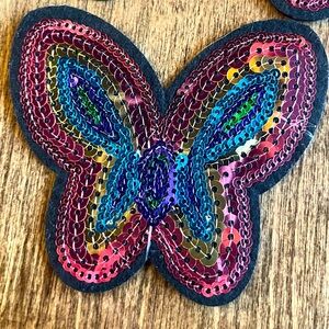 IRON ON PATCHES 
BUTTERFLY 🦋 COLORFUL